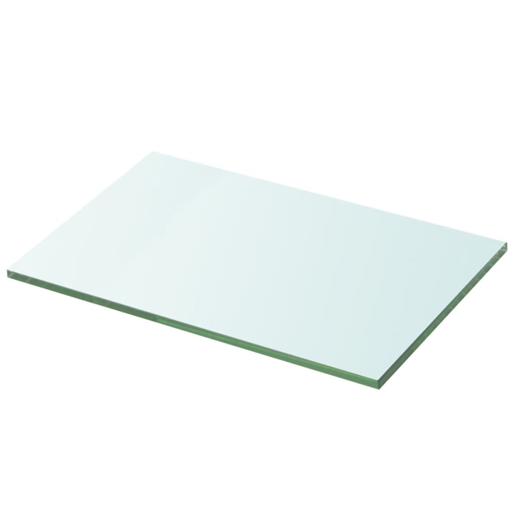 Schappen 2 st 20x25 cm glas transparant