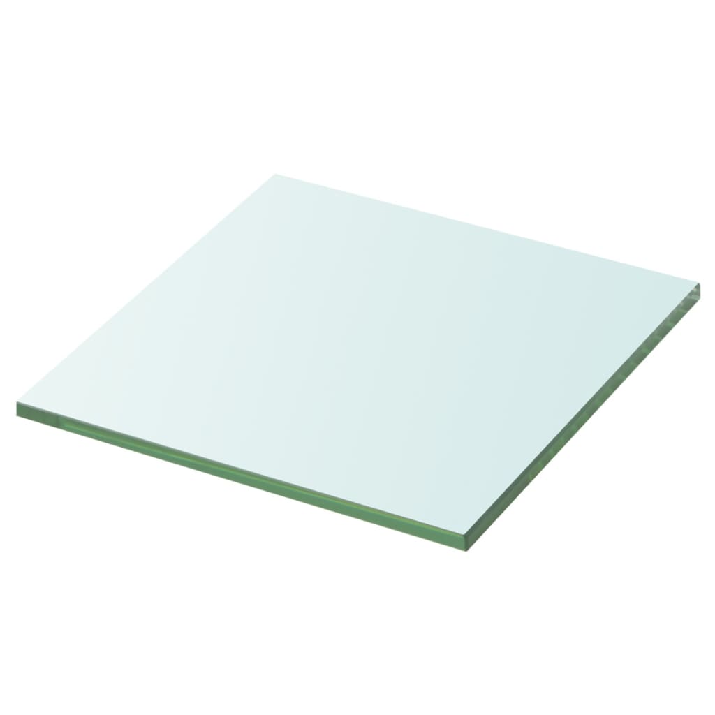 Schappen 2 st 30x30 cm glas transparant