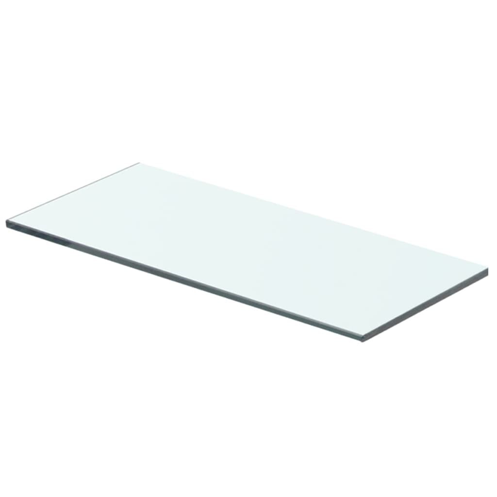 Schappen 2 st 40x12 cm glas transparant