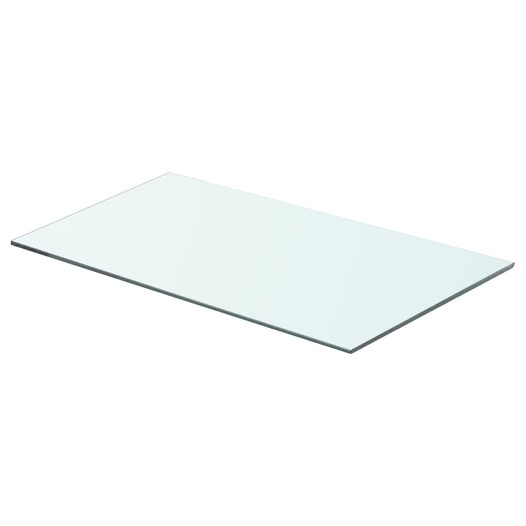 Schappen 2 st 60x45 cm glas transparant