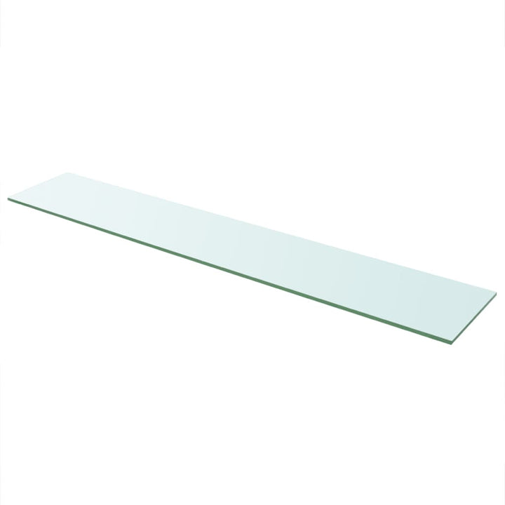 Schappen 2 st 110x20 cm glas transparant