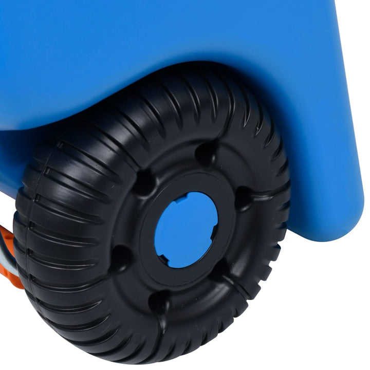 Watertank op wielen 25 L blauw