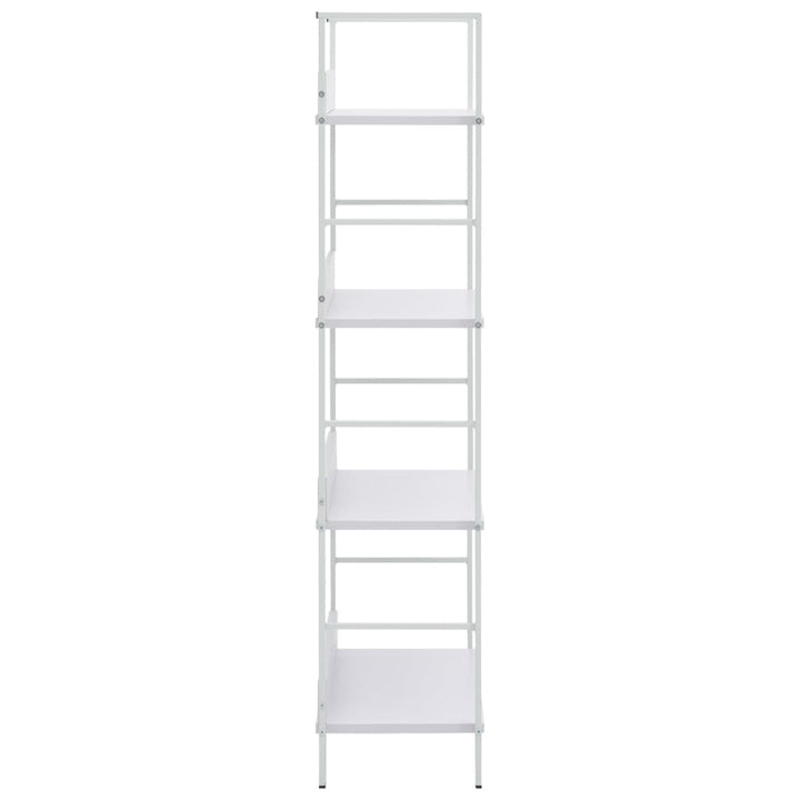 Boekenkast met 4 schappen 60x27,6x124,5 cm spaanplaat wit