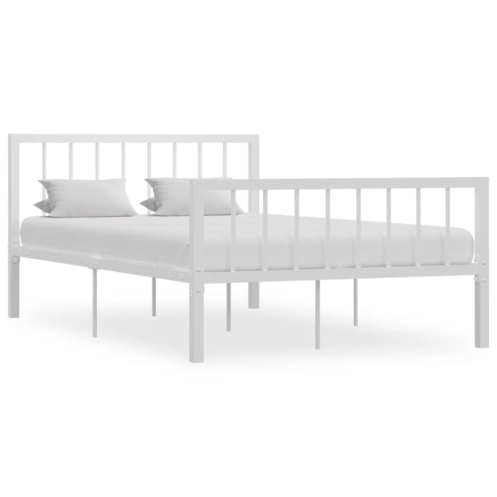 Bedframe metaal wit 120x200 cm