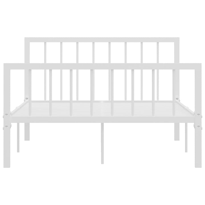 Bedframe metaal wit 120x200 cm