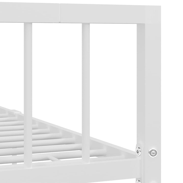 Bedframe metaal wit 140x200 cm