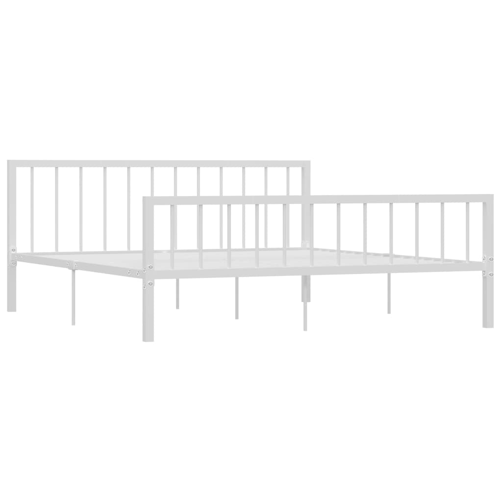 Bedframe metaal wit 180x200 cm