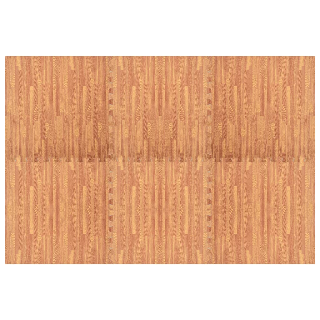 Vloermatten 6 st 2,16 m2 EVA-schuim houtnerfprint