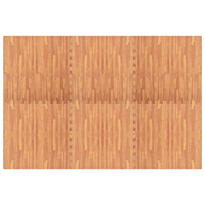 Vloermatten 6 st 2,16 m2 EVA-schuim houtnerfprint