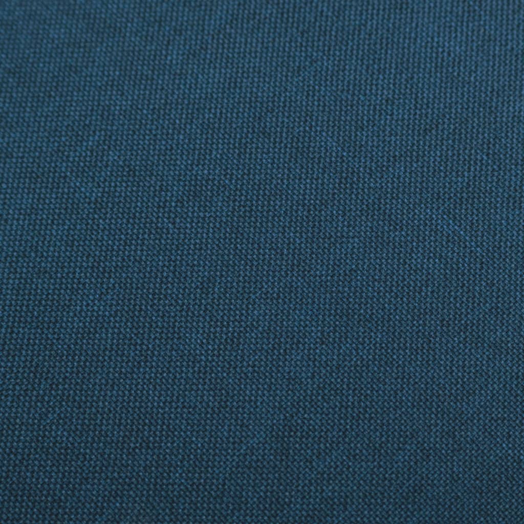 Barkrukken 2 st stof blauw