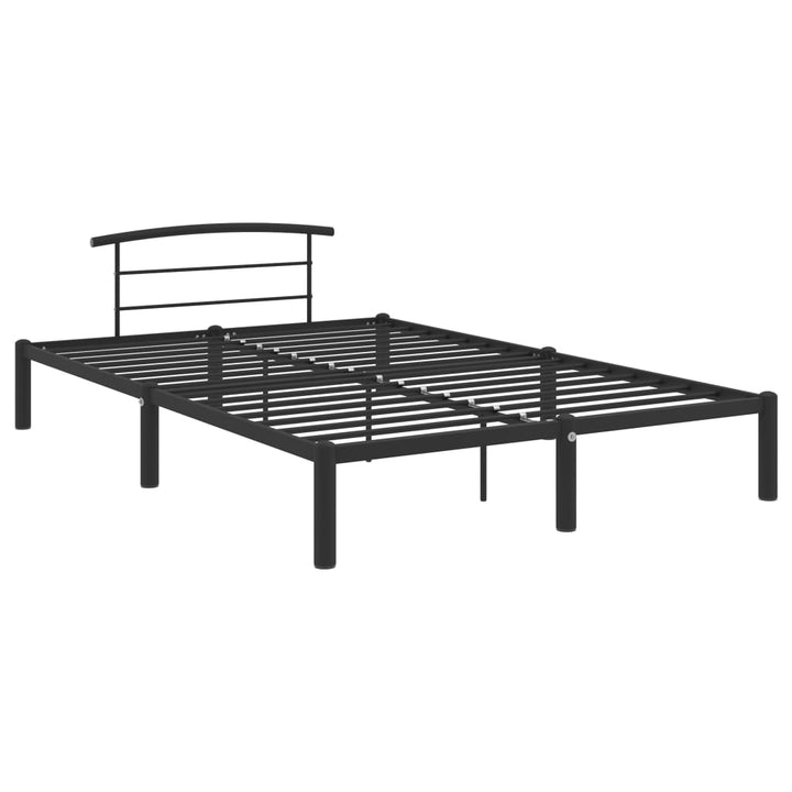 Bedframe metaal zwart 120x200 cm