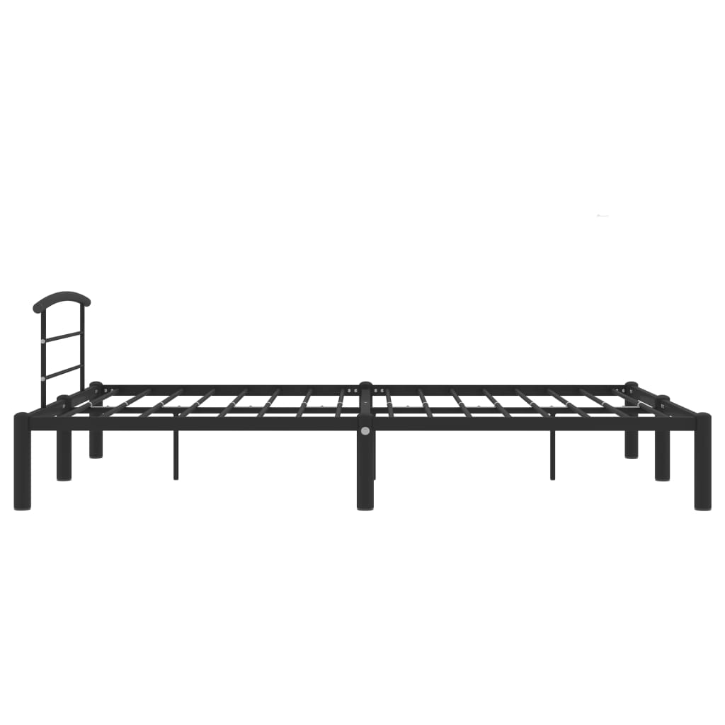 Bedframe metaal zwart 120x200 cm