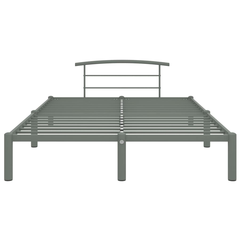 Bedframe metaal grijs 120x200 cm