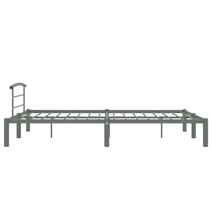 Bedframe metaal grijs 120x200 cm