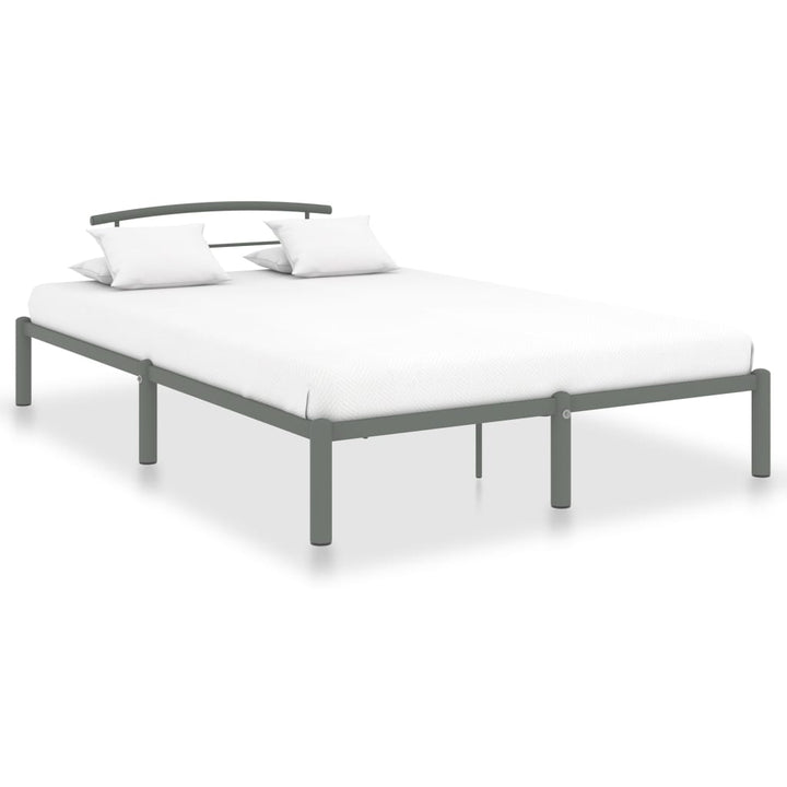 Bedframe metaal grijs 160x200 cm