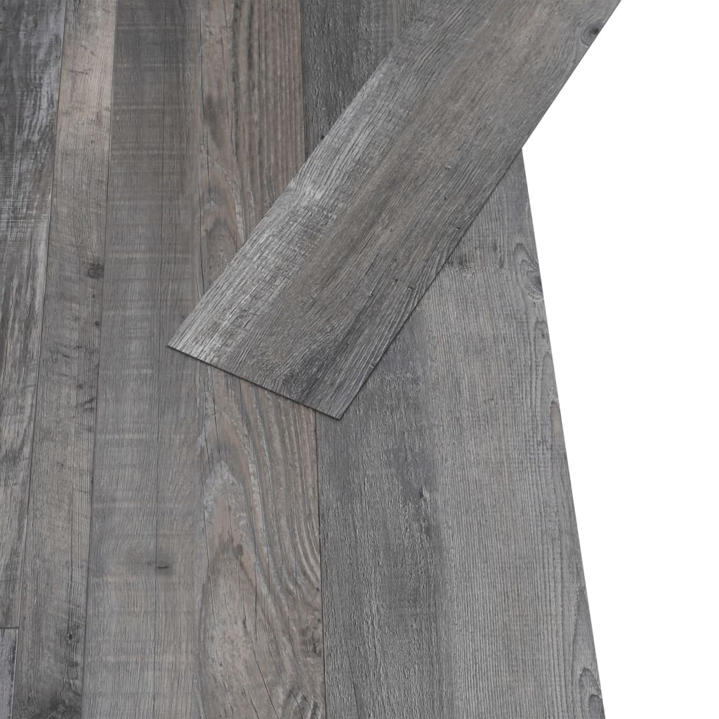 Vloerplanken zelfklevend 4,46 m² 3 mm PVC industrieel houtkleur