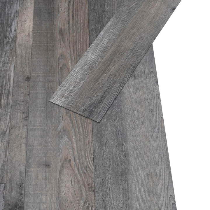 Vloerplanken zelfklevend 4,46 m² 3 mm PVC industrieel houtkleur