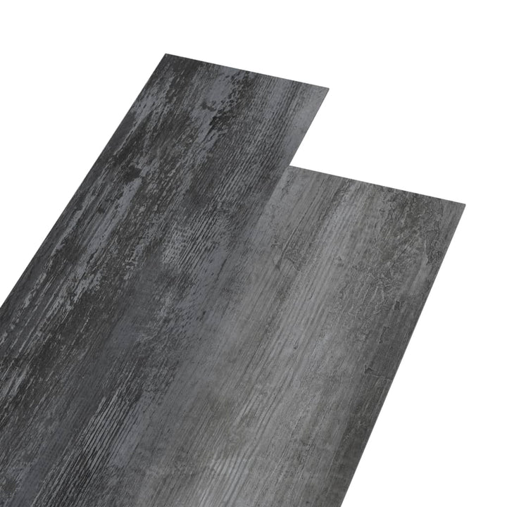 Vloerplanken zelfklevend 4,46 m² 3 mm PVC glanzend grijs