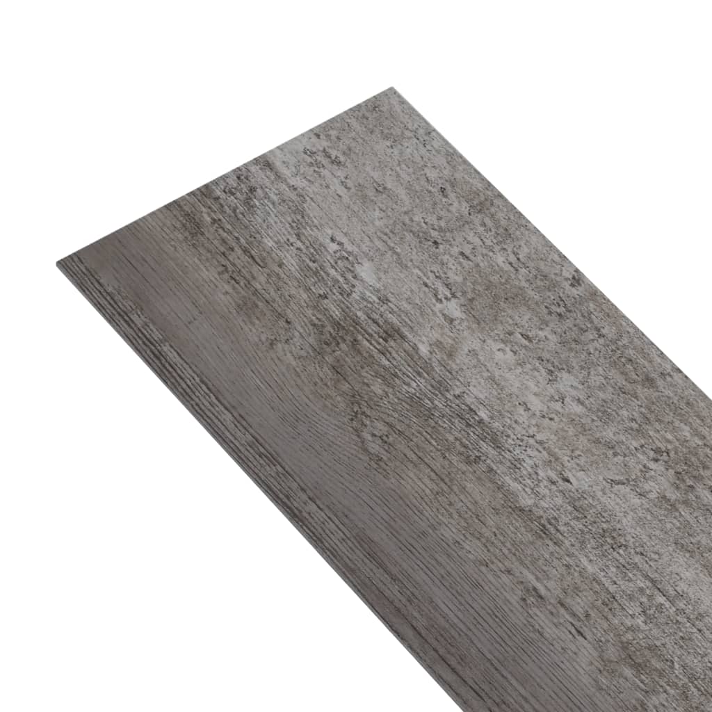 Vloerplanken zelfklevend 4,46 m² 3 mm PVC gestreept houtkleurig