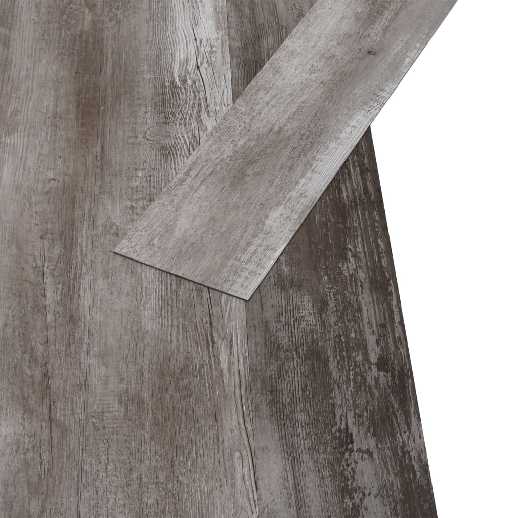 Vloerplanken zelfklevend 5,02 m² 2 mm PVC mat houtbruin