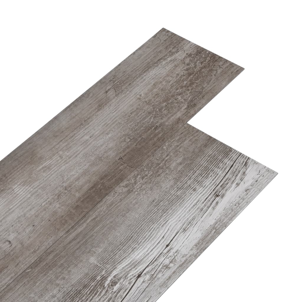 Vloerplanken 5,26 m² 2 mm PVC mat houtbruin