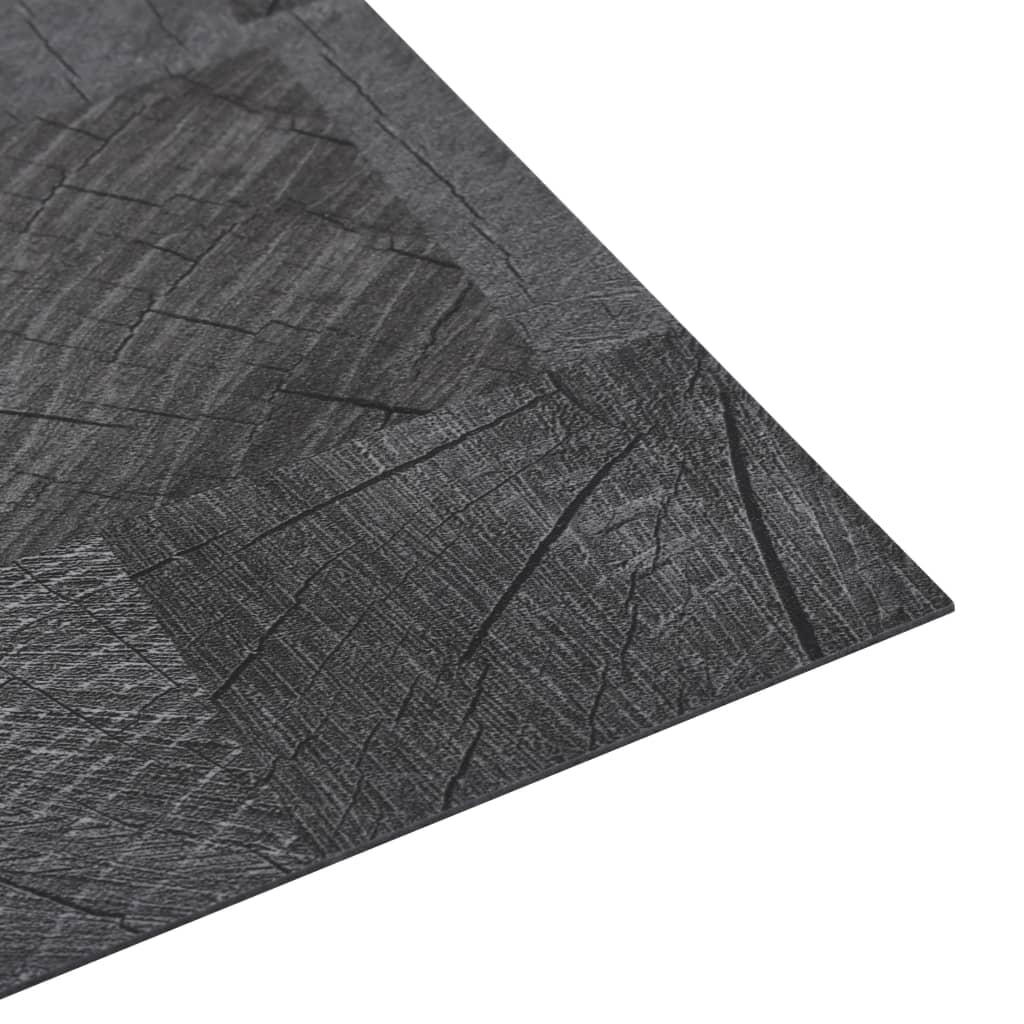 Vloerplanken zelfklevend 5,11 m² PVC houtstructuur grijs