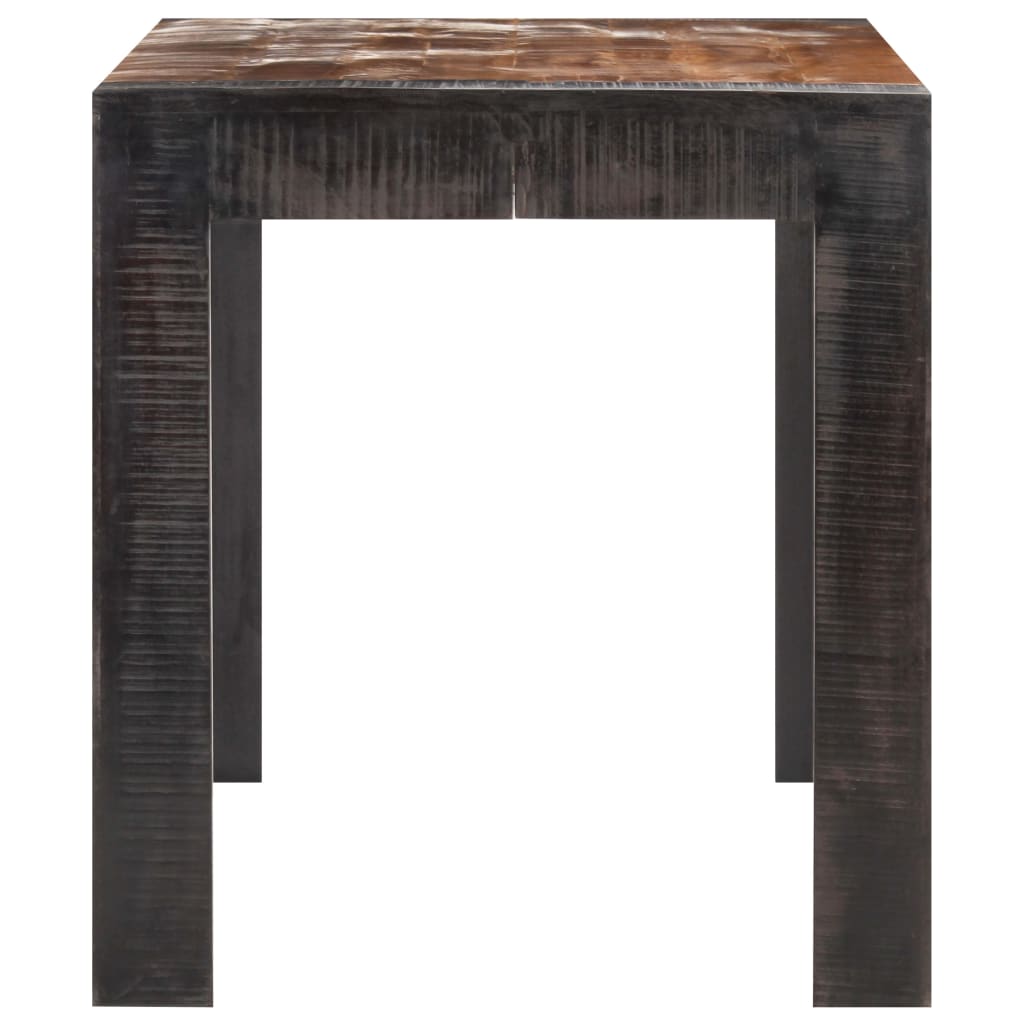 Eettafel 140x70x76 cm massief ruw mangohout