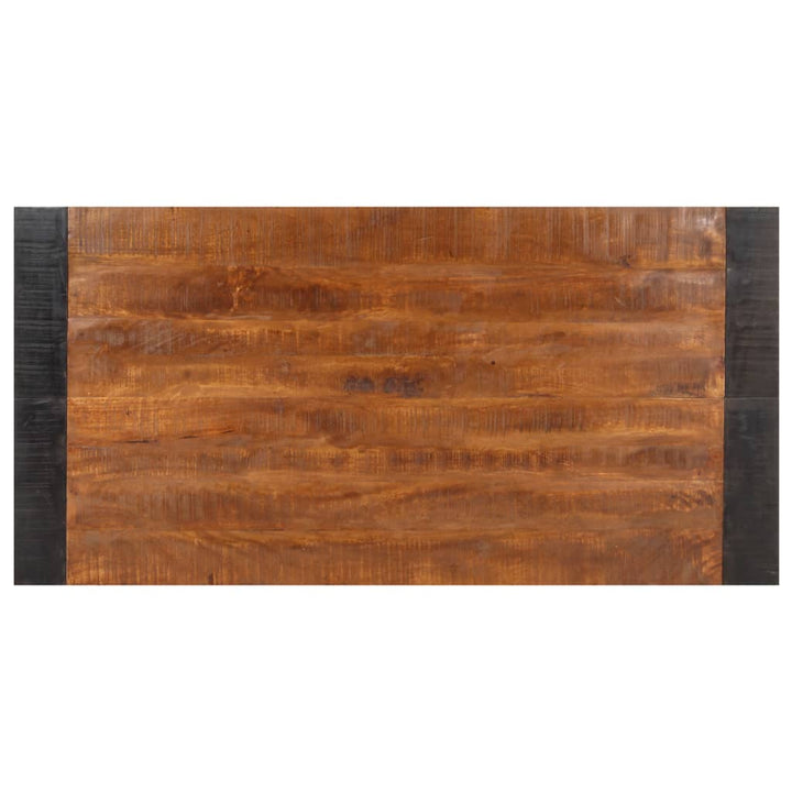 Eettafel 140x70x76 cm massief ruw mangohout