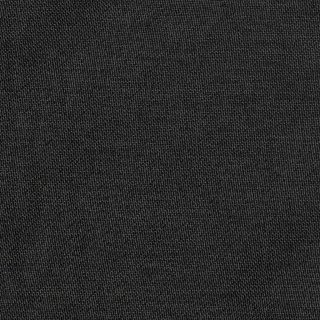 Gordijnen linnen-look verduisterend 2 st 140x175 cm antraciet