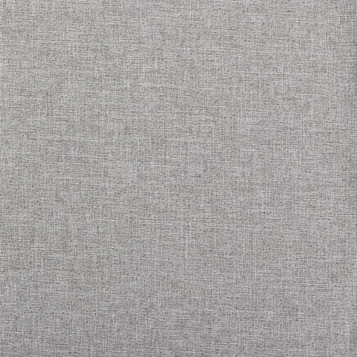 Gordijn linnen-look verduisterend met ogen 290x245 cm grijs