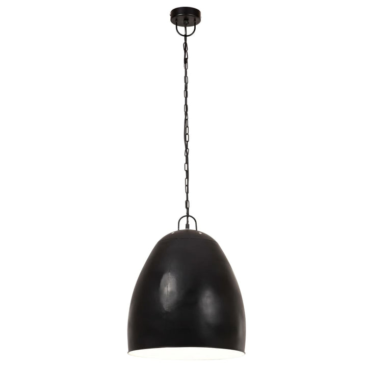 Hanglamp industrieel rond 25 W E27 42 cm gitzwart