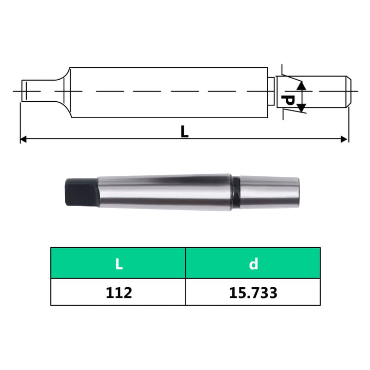 Snelspanboorkop MT2-B16 met 13 mm klembereik