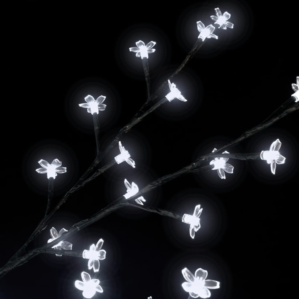 Kerstboom 200 LED's koudwit licht kersenbloesem 180 cm