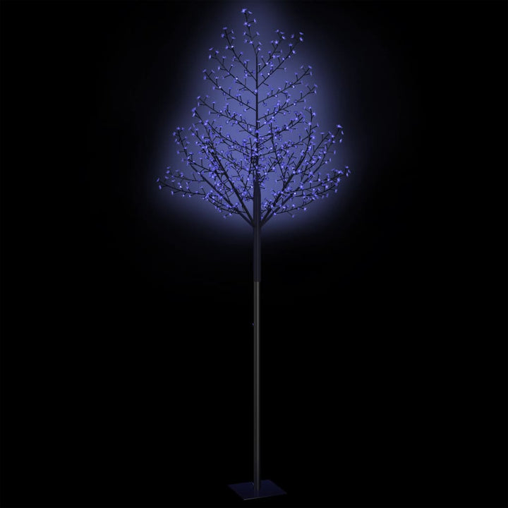 Kerstboom 600 LED's blauw licht kersenbloesem 300 cm