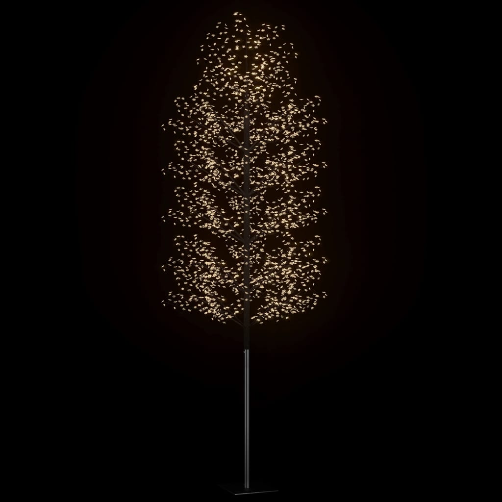 Kerstboom 2000 LED's warmwit licht kersenbloesem 500 cm