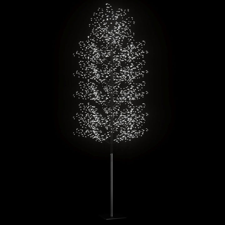 Kerstboom 2000 LED's koudwit licht kersenbloesem 500 cm