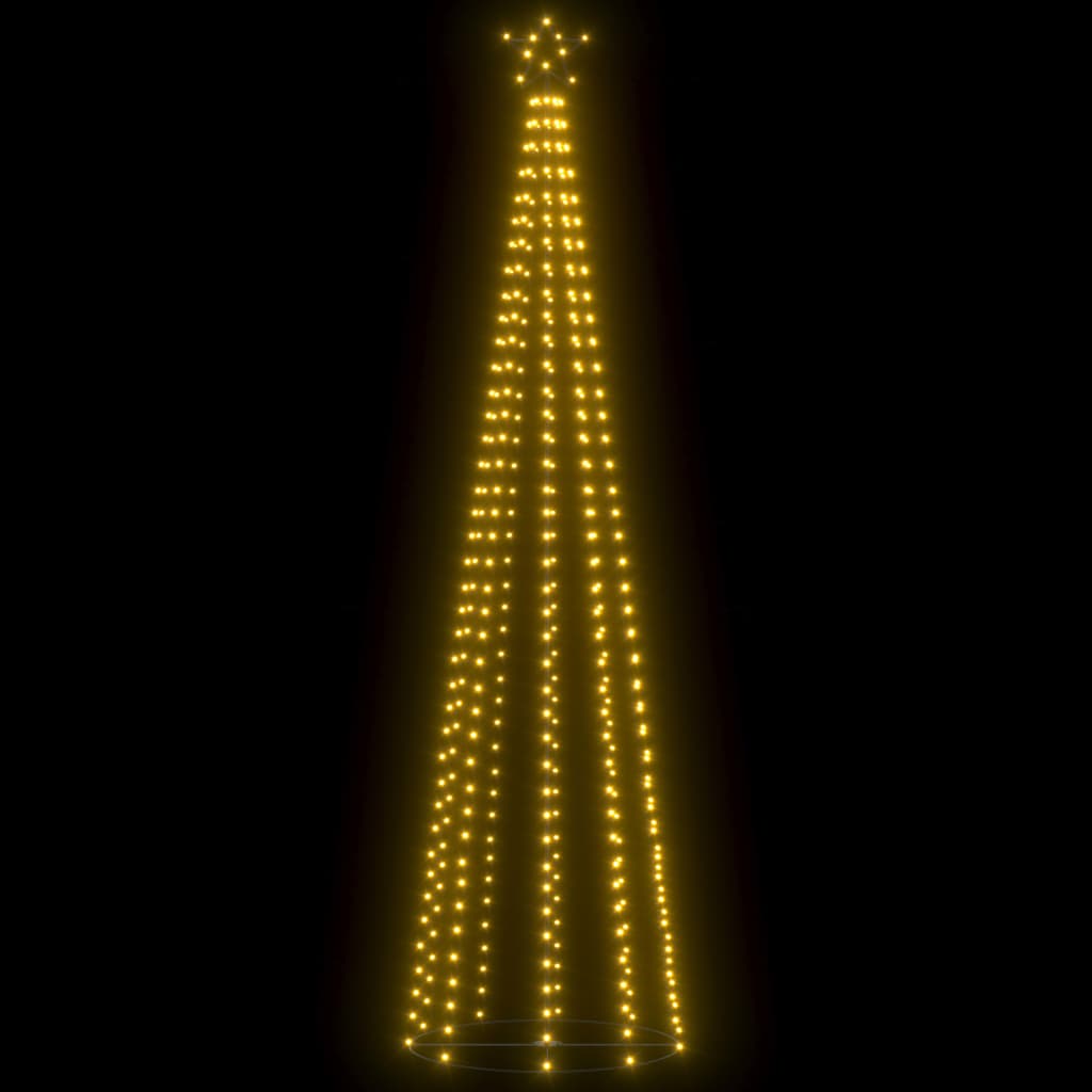 Kegelkerstboom 400 LED's 100x360 cm warmwit