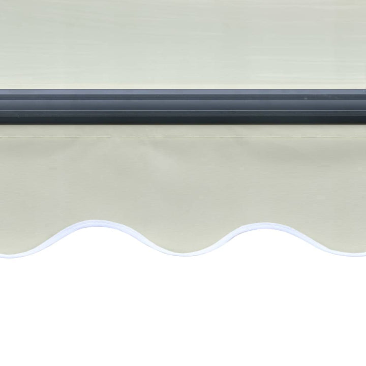 Luifel uittrekbaar met windsensor en LED 300x250 cm crème