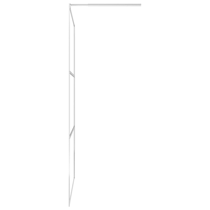 Inloopdouchewand halfmat 100x195 cm ESG-glas