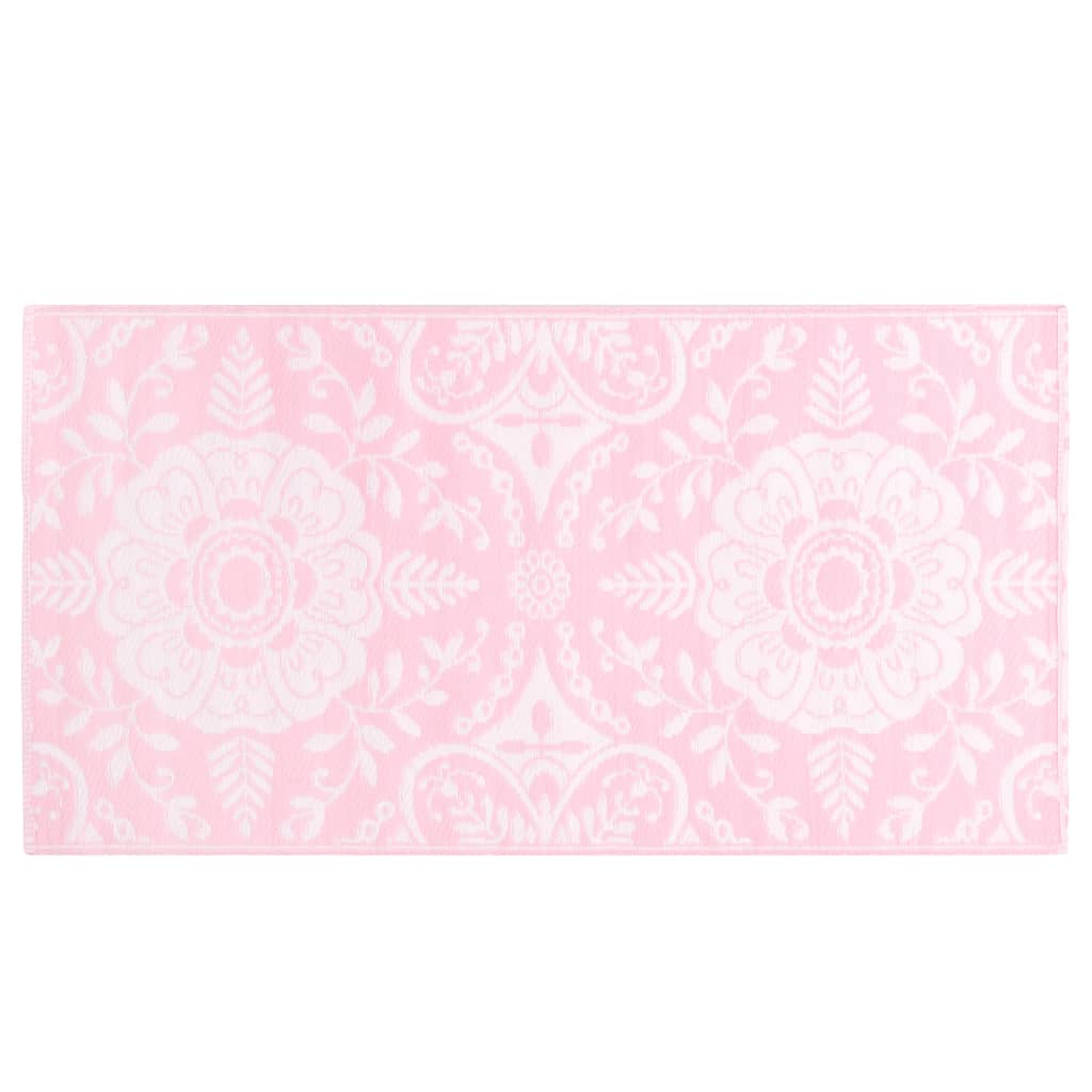 Buitenkleed 160x230 cm PP roze