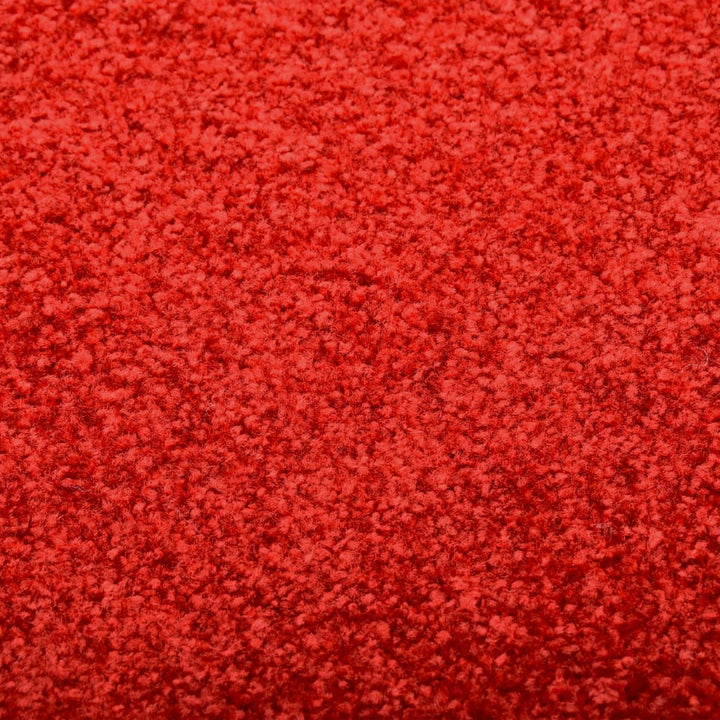 Deurmat wasbaar 40x60 cm rood