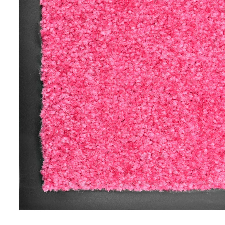 Deurmat wasbaar 120x180 cm roze