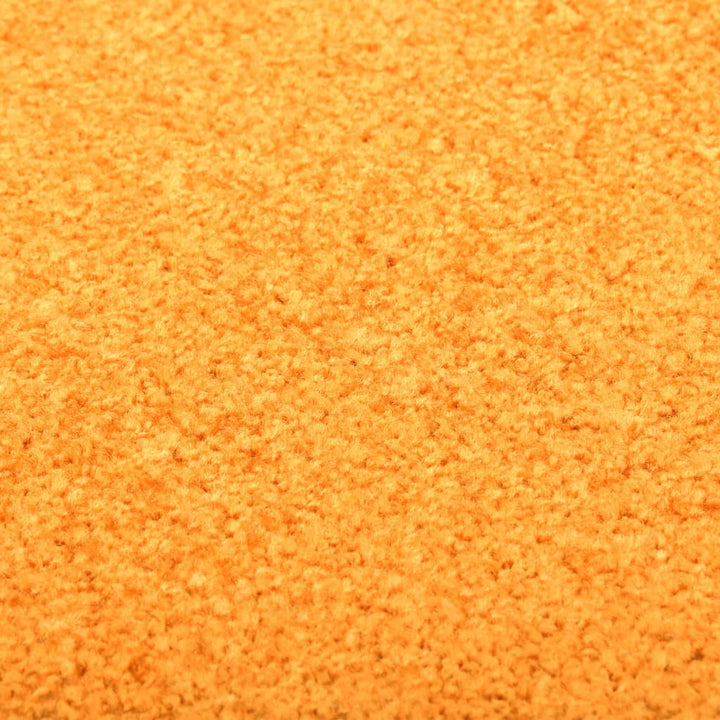 Deurmat wasbaar 90x120 cm oranje