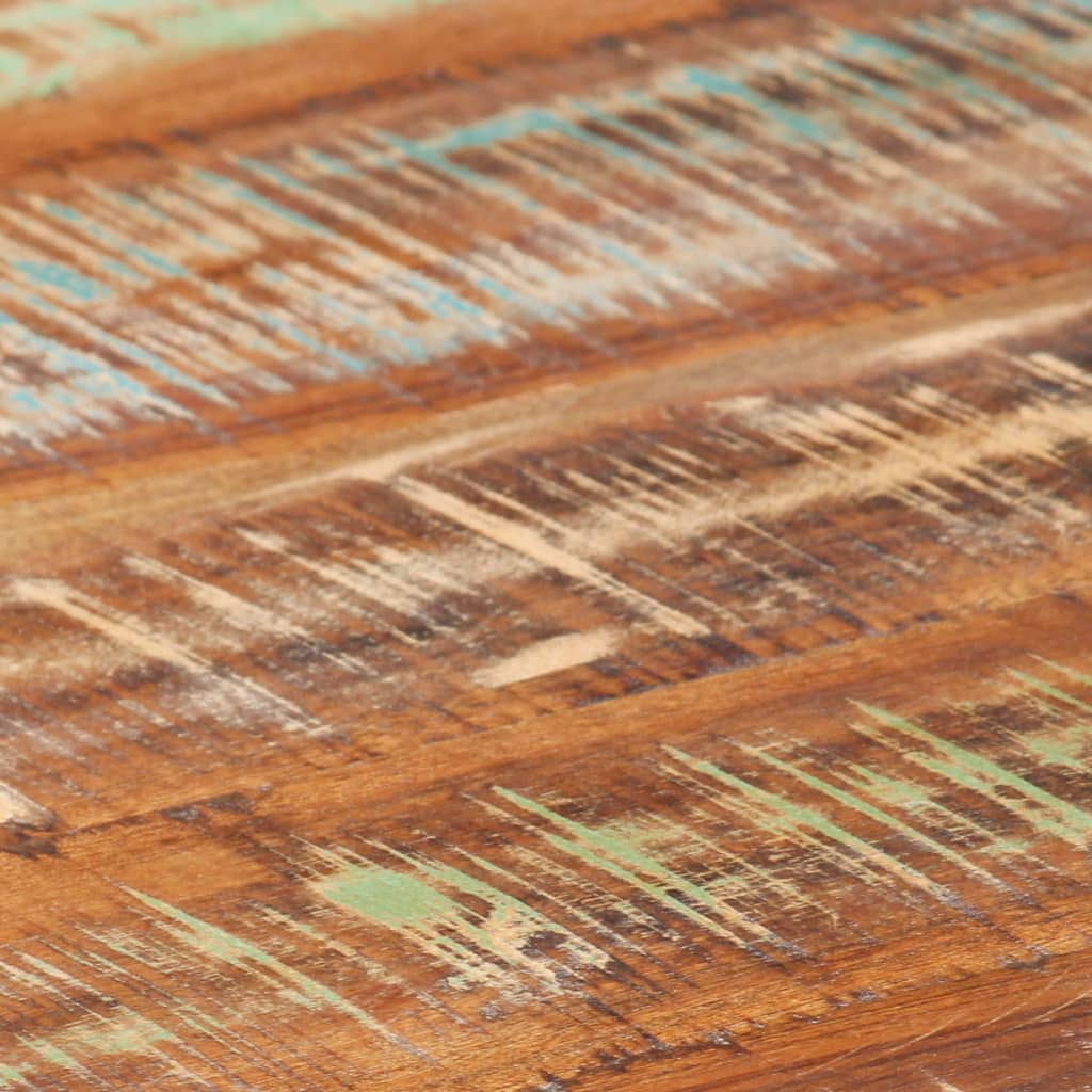Salontafel 68x68x30 cm massief gerecycled hout wit