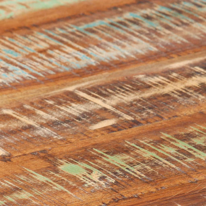 Salontafel 68x68x30 cm massief gerecycled hout wit