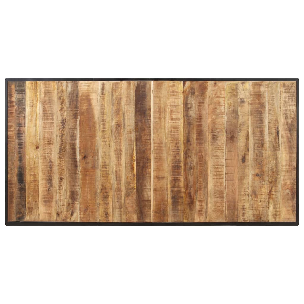 Eettafel 160 cm ruw mangohout