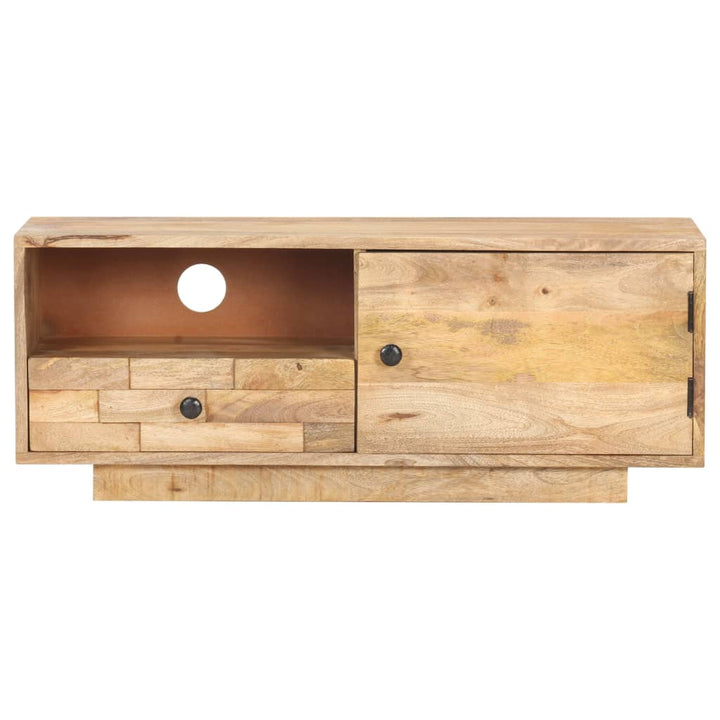 Tv-meubel 90x30x35 cm massief mangohout