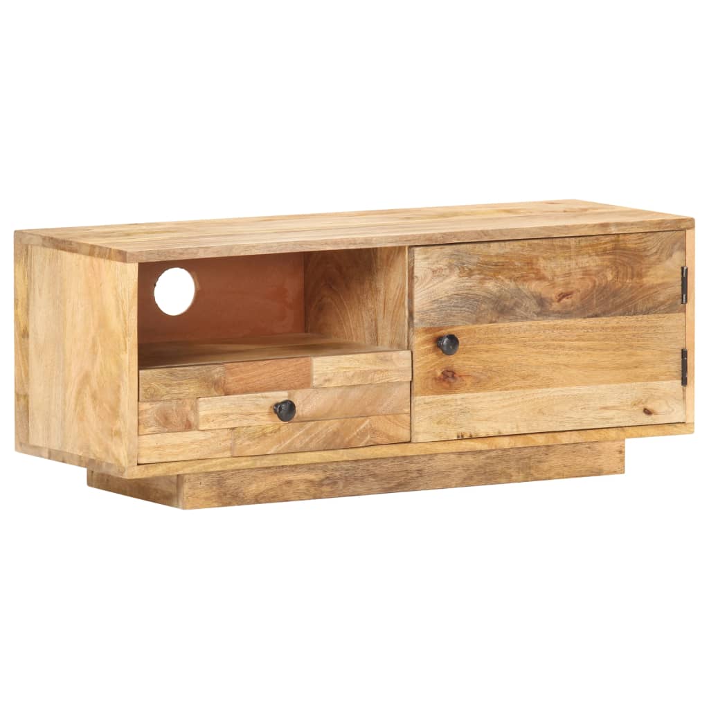 Tv-meubel 90x30x35 cm massief mangohout