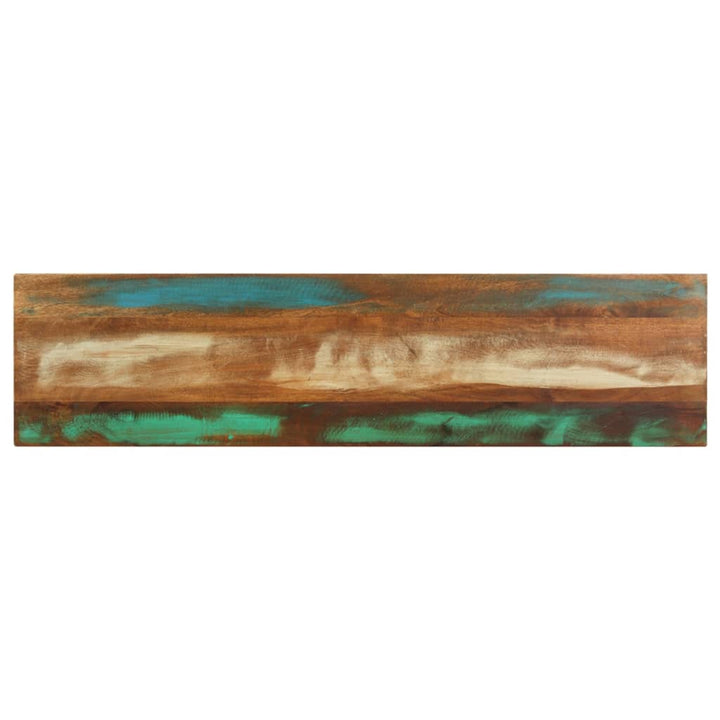 Wandtafel 120x30x75 cm massief gerecycled hout