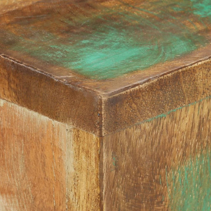 Wandtafel 120x30x75 cm massief gerecycled hout